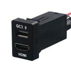 TOYOTA Toyota машина серия HDMI подключение единица ввод порт QC3.0 внезапный скорость зарядка USB порт аудио детали переключатель отверстие panel 