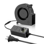 GDSTIME 75mm x 30mm DC 12V вытяжной вентилятор охлаждающий вентилятор центробежный вентилятор Sirocco вентилятор вентилятор (AC 100V~240V привод скорость управление 