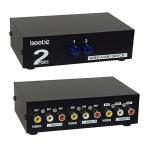 Iseebiz AV переключатель аудио * видео переключатель автоматический * источник питания не необходимо интерактивный 2 ввод 1 мощность /1 ввод 2 мощность металл . электростатический / вмешательство предотвращение 