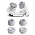 VSuRing Airpods Pro2/1用 イヤーピース 低反発 ウレタン製 ノイズ低減 音質向上 遮音性 滑り止め 柔らかい 耳垢ガード