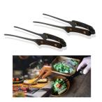 aninako キャンプ トング 焼肉トング BBQ トング 304ステンレス 自立式 バーベキュートング 調理器具用品 火傷防止 トング 火は