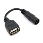 JSER 5 V USB женский to DC источник питания Jack 5.5 2.1 MM Charge Adpter кабель for мобильный телефон &amp; планшет 