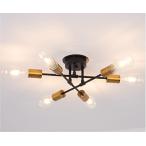  подвесной светильник античный retro современный модный Северная Европа способ потолочный светильник 6 лампа осветительное оборудование Gold * чёрный обеденный обеденный стол для living 