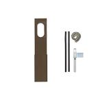 日晴金属 エアコン配管用 アルミ窓パネル ブロンズ 280〜380mm C-MP4-B