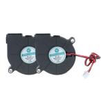 ANMBEST 2 позиций комплект 5015 DC12V немой бесщеточный вентилятор радиальный охлаждающий вентилятор 2 булавка бесщеточный 5CM вентилятор 50mmX 50mm