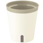 リッチェル 底面給水鉢 ミエルノPlus ポット 17型N ホワイト 700955 土容量 1L、水容量 0.5L