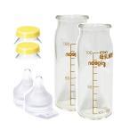 BAGMOTIC материнское молоко реальный чувство прямой установка сосок грудное вскармливание бутылка 100ml комплект ( низкий плата *. количество большой 01133 2 комплект прозрачный 