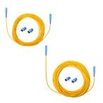 光ファイバーケーブル １０m ２０mの２種類 (黄or白) 光ケーブル 光ファイバー 延長ケーブル [ 延長アダプタ ２個付き ] 宅内光配線コ