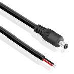 Mauknci DC электрический кабель 5.5x2.1mm мужской DC Jack 16AWG 10A большой электрический ток для DC штекер 0.5m+1m 2 шт. комплект 