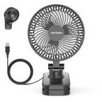 ショッピング卓上扇風機 2024新デザインKeynice 卓上扇風機 小型 クリップ 静音 usb給電 節電 dcモーター ミニファン 壁掛け 3段階風量 360度角度