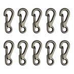 kalabina маленький Mini type 10 шт. комплект Minica labinakalabina зажим брелок для ключа мелкие вещи ключ присоединение .. кемпинг высокий King TEMLUM серый 