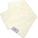 ショッピング兵児帯 シフォン付きプリーツ兵児帯　オフホワイト Wa de Modern 2枚重ね レース付きへこ帯　かんたん・自分で結べる浴衣帯　ふわっと結べる　日本製　フクレレース