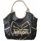 ショッピングkitson KITSON/キットソン　スパンコールトートバッグ Los Angeles Bow Sequin Tote Black/Gold