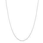 14k White Gold 1.1mm Round Snake Chain Necklace 18 Inch Pendant Charm Fine ［並輸51］