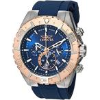 Invicta Men's 'Aviator' Quartz Stainless Steel and Silicone Casual Watch%カン［並輸51］