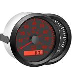 SAMDO 85mm Universal GPS Speedometer 80MPH with Backlight 12V/24V for Marin［並輸51］