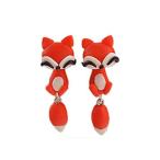 新品Handmade Polymer Clay Cute 3D Animal Dinosaur Stud Earrings Set for Women G［並輸51］