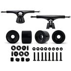 Vj skateshop ロングボード スケートボード コンボパッケージ 70mm ホイール 7インチ 180mm アルミトラック ベアリング ハード［並輸51］