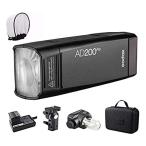新品GODOX AD200Pro Godox AD200 PRO Version, 200Ws 2.4G Flash Strobe, 1/8000 HSS［並輸51］