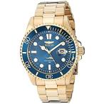 Invicta Men's Pro Diver Quartz Watch with Stainless Steel Strap, Gold, 22 (［並輸51］