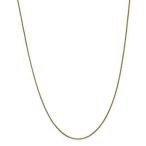 14k Yellow Gold 1mm Link Box Chain Necklace 26 Inch Pendant Charm Fine Jewe［並輸51］