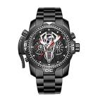 Reef Tiger Top Brand Sport Automatic Stainless Steel Men Muti-Functional Me［並輸51］