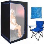 ZONEMEL Portable Full Size Infrared Sauna, Home Spa Detox Therapy with Heated Floor Pad［並行輸入品51］