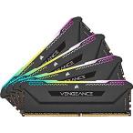 Corsair DDR4-3200MHz デスクトップPC用 メモリ VENGANCE RGB PRO SLシリーズ 128GB [32GB×4枚] ［並輸51］