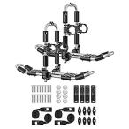 新品・送料無料Sportneer カヤック/サーフィン/スキールーフキャリアラック 2イン1 アルミ折りたたみカヤックラック Jバー カヌー/SUP/カヤック/サー［並輸51］