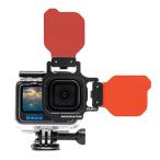 fisheye（フィッシュアイ） 21461 GoPro HERO FLIP+レッドフィルターコンボセット GoPro HERO11 Black対応