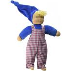 幼児用おもちゃ Kathe Kruse - Waldorf Schatzi Boy Plush Doll, Dark Blue