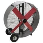 電子ファン PINNACLE PRODUCTS INTL INC 36" Portable Barrel Fan Belt Drive Air Circulator