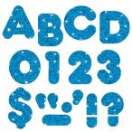 2 in 1 PC Trend Enterprises Sparkle Casual Ready Letters, 142 per Package, 2", Blue (T-510)