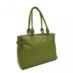 2 in 1 PC Piel Leather Large Ladies Side Strap Tote