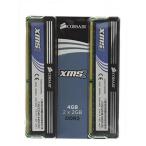 メモリ Corsair XMS2 DDR2 4GB (2x2GB) PC2-6400 800MHz 240-Pin Dual Channel Desktop Memory