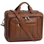 2 in 1 PC McKlein River West Leather Fly-Through Checkpoint-Friendly Laptop Case