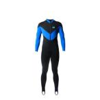 サーフィン Aeroskin  Full Body Suit SpineKidney (BlackBlue, X-Large)