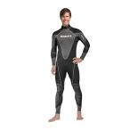 サーフィン Mares Reef USA Scuba Snorkeling Wetsuit Full Suit, BlackSilver, 3X-Large