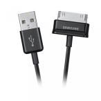 2 in 1 PC Samsung ECC1DP0UBEG OEM USB Charging Data Cable for Samsung Galaxy Tab 2 - Black