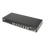 外付け機器 StarTech.com 8 Port 1U RackMount USB PS2 KVM Switch with OSD - KVM switch - 8 ports - desktop -