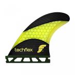 サーフィン Futures F4 Techflex Tri Fin Set - Yellow