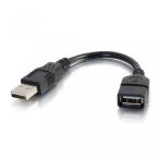 2 in 1 PC C2GCables to Go  52119 6 inch USB 2.0 A Male to A Female Extension Cable