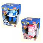 ロボット ROBOCAR POLI Poli + Amber Transforming Robot Toy