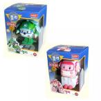 ロボット ROBOCAR POLI Helly + Amber Transforming Robot Toy