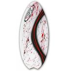 乗り物おもちゃ Wave Zone Fish - 48" Fiberglass Fishtail Skimboard - Red