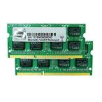 メモリ G.SKILL 8GB (2 x 4GB) 204-Pin DDR3 SO-DIMM 1333 (PC3 10666) Laptop Memory Model F3-1333C9D-8GSA