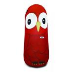 電子おもちゃ Bonk Fit Inflatable Bop Bag Toy with Standing Punching Bag and Machine Washable Fabric Cover - Emma Orange Owl