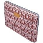 2 in 1 PC Case Star Bohemian Style Canvas Notebook Ultrabook 11 Inch Sleeve Carrying Case Bag for Macbook Air A1465  11.6 Inch HP Stream - Sweet Red