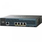 無線LAN機器 Cisco 2504 Wireless Controller - Network Management Device - 4 Ports - 25 Maps (Managed Access Points) - 10Mb Lan, 100Mb Lan, Gige - 1U -