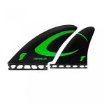 サーフィン Futures Controller Quad Fin Set - BlackGreen